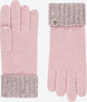 Roeckl Full Finger Gloves in Pink: front