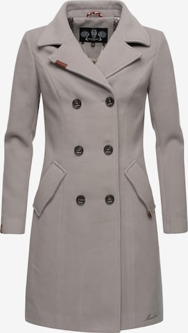 MARIKOO Демисезонное пальто 'Nanakoo' в Серый: спереди