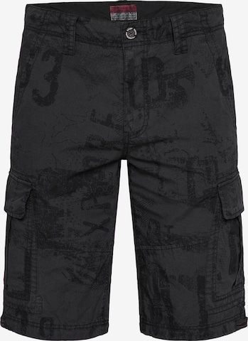 Regular Pantalon cargo CAMP DAVID en gris : devant