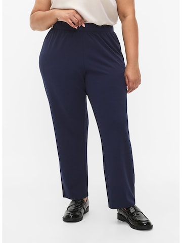 Regular Pantaloni de la Zizzi pe albastru