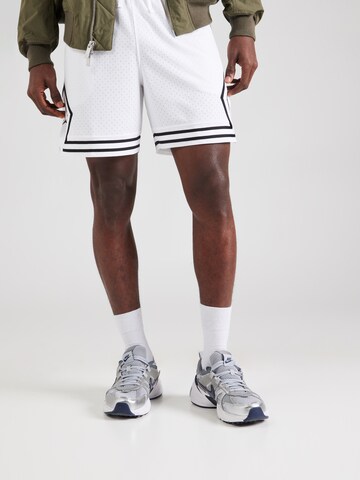 Jordan Regular Sports trousers in White: front