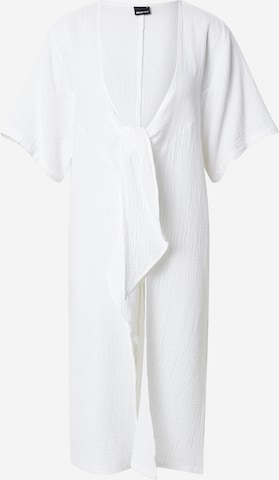 Gina Tricot - Kimono 'Stina' em branco: frente