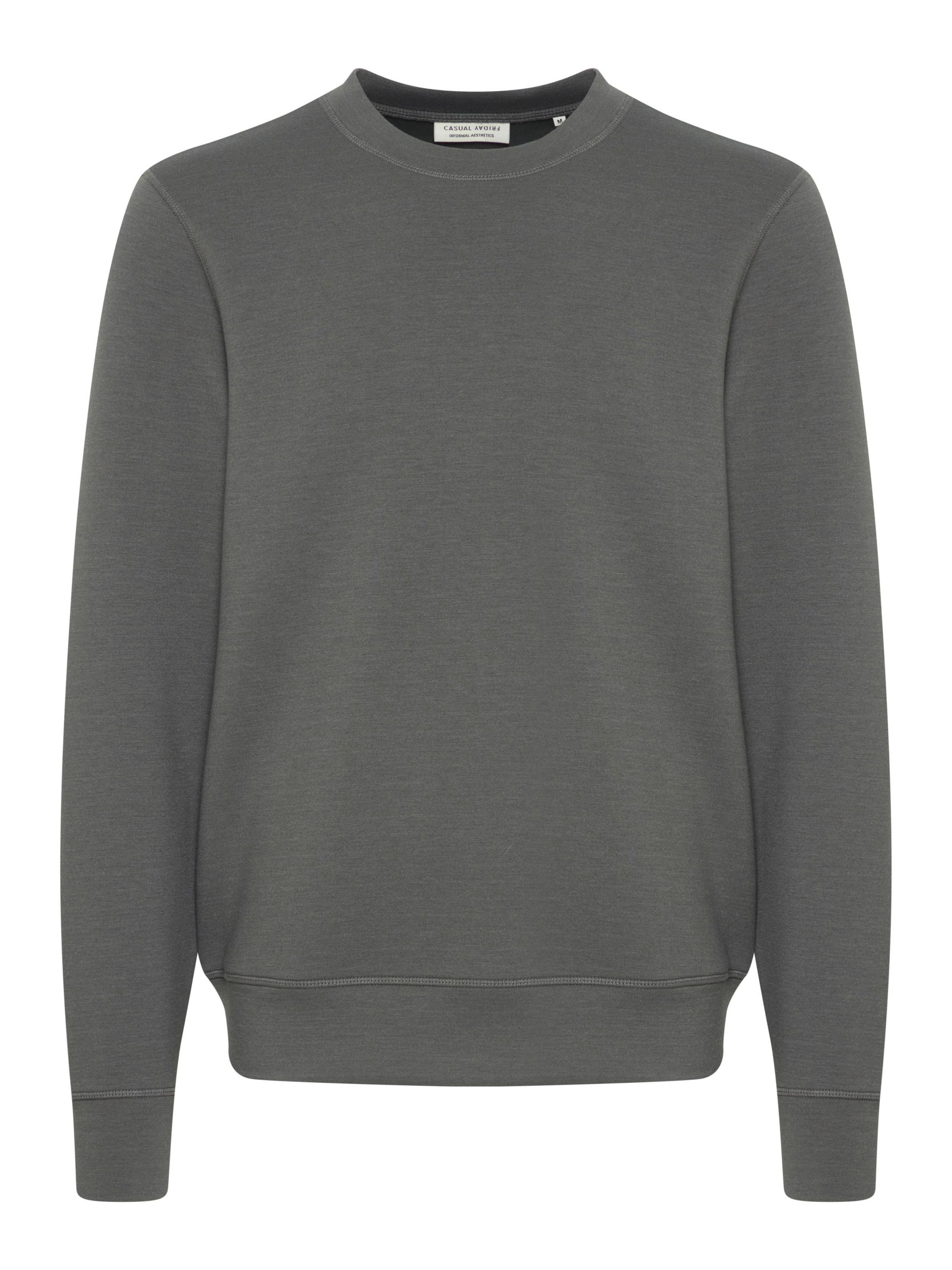 Casual Friday Sweater 'Sebastian' in Grey: front