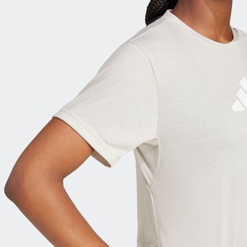 ADIDAS PERFORMANCE Funkčné tričko 'Essentials' - Sivá