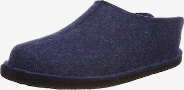 HAFLINGER Slippers in Blue: front