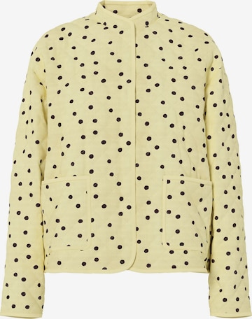Veste mi-saison 'PCRikke' PIECES en jaune : devant