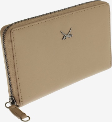 SANSIBAR Small Leather Goods in One size in Beige: front