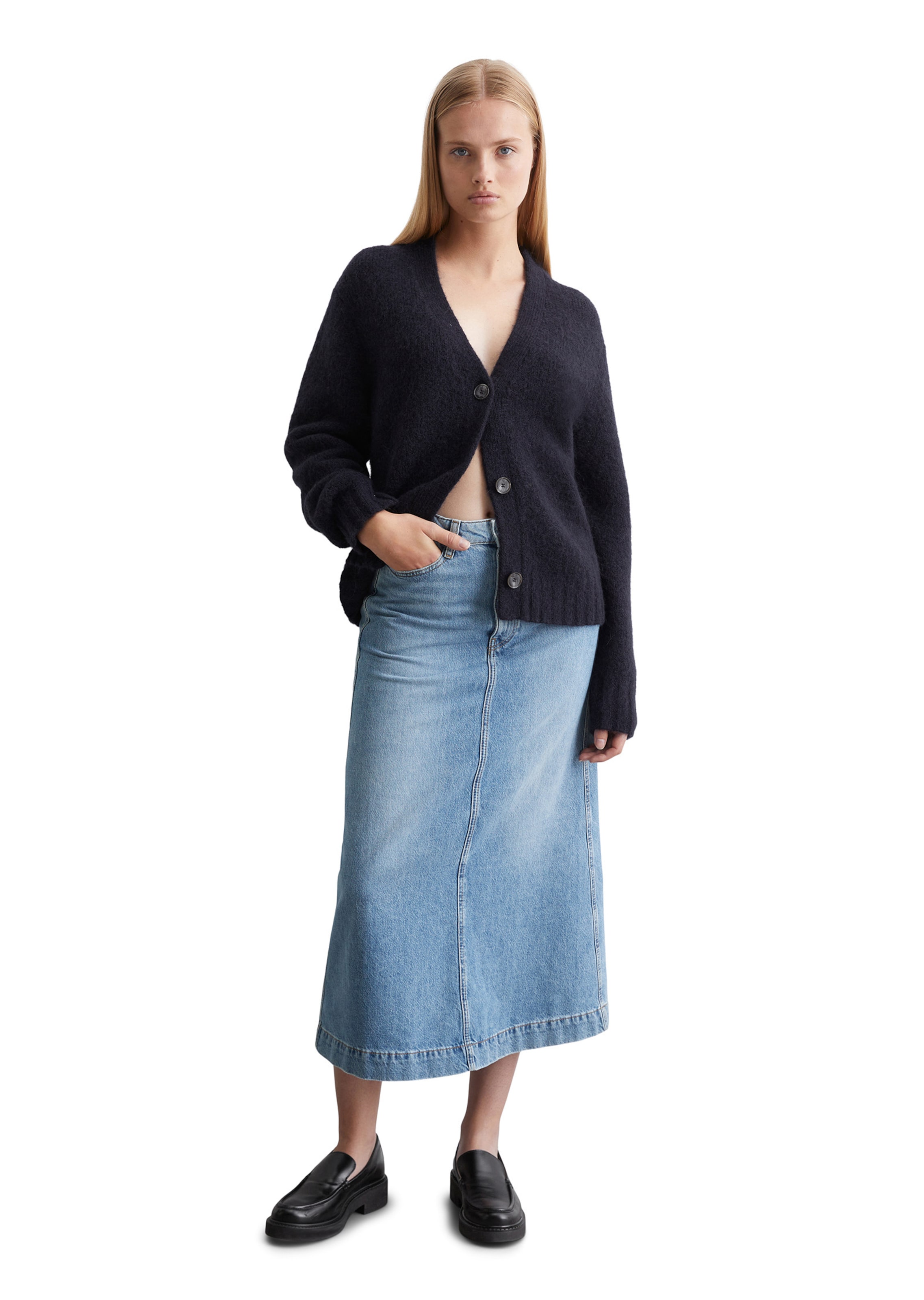 Marc O'Polo DENIM Kardigán - kék