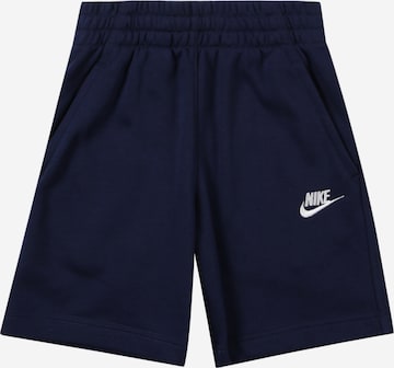 Nike Sportswear Trousers 'CLUB' in Blue: front