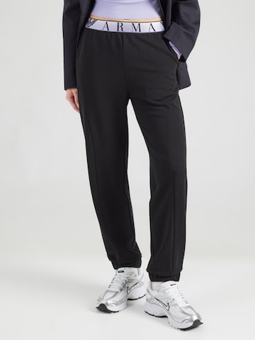 EA7 Emporio Armani Tapered Παντελόνι σε μαύρο: μπροστά