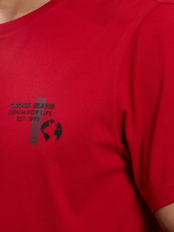 CROSS JEANS T-Shirt in Rot