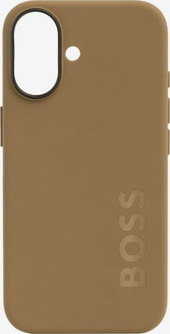 BOSS Smartphonehülle in Braun: Vorderseite