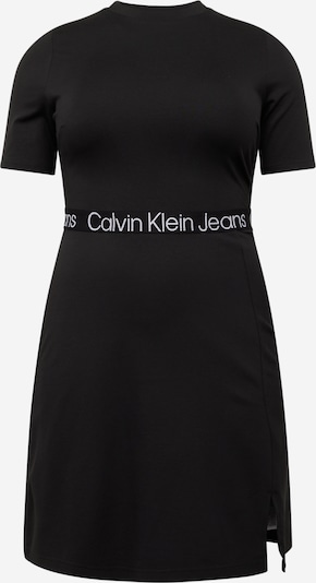 Calvin Klein Jeans Curve Robe en noir / blanc, Vue avec produit