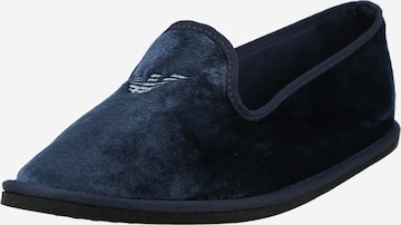 Emporio Armani Slipper in Blue: front