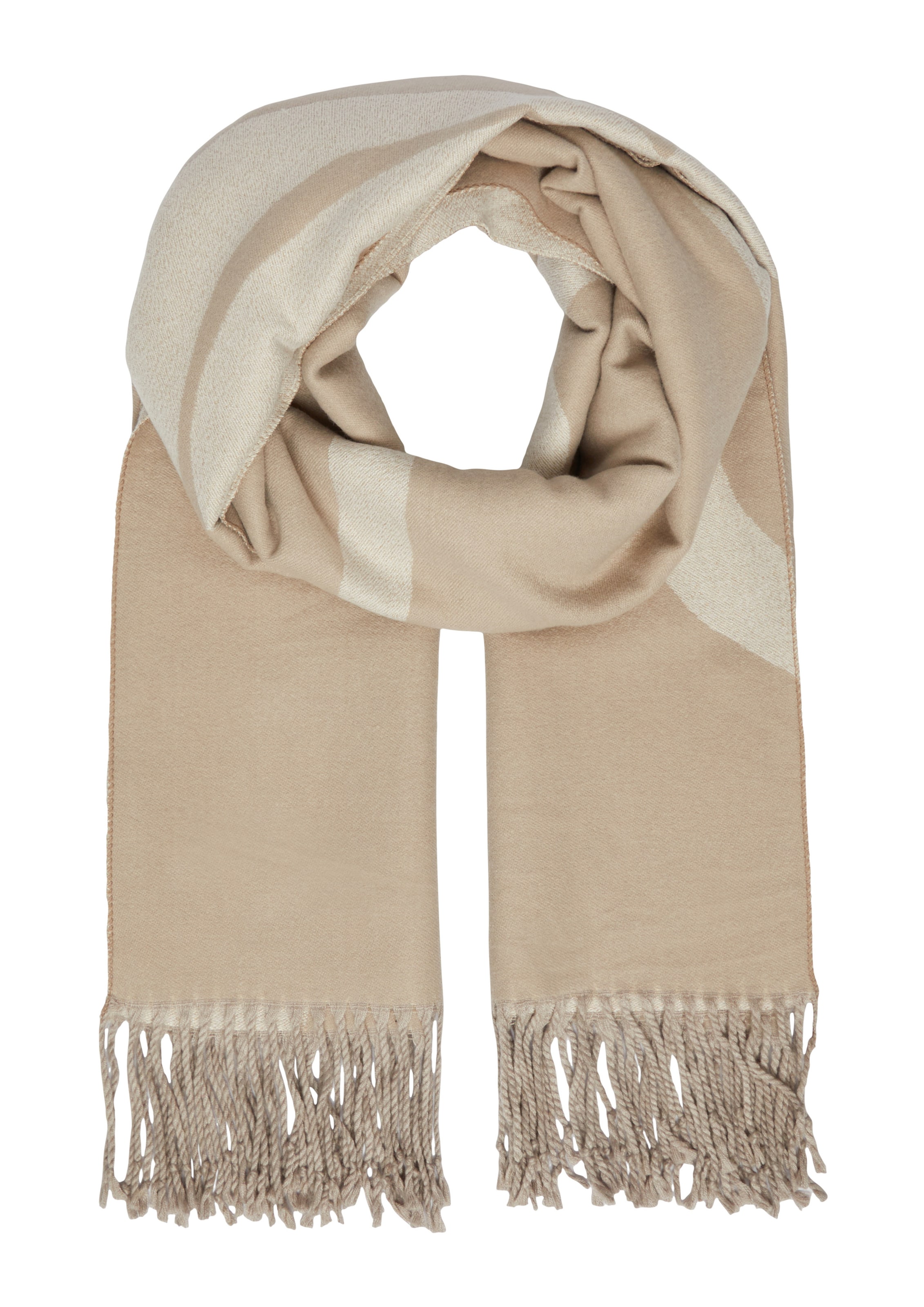 s.Oliver Scarf in Beige: front