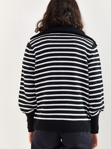 Bianco Lucci Pullover in Schwarz