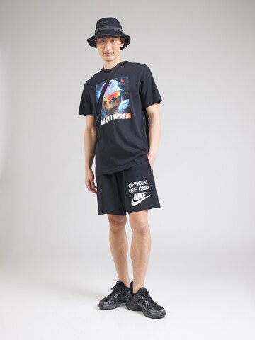 Nike Sportswear Tričko – černá