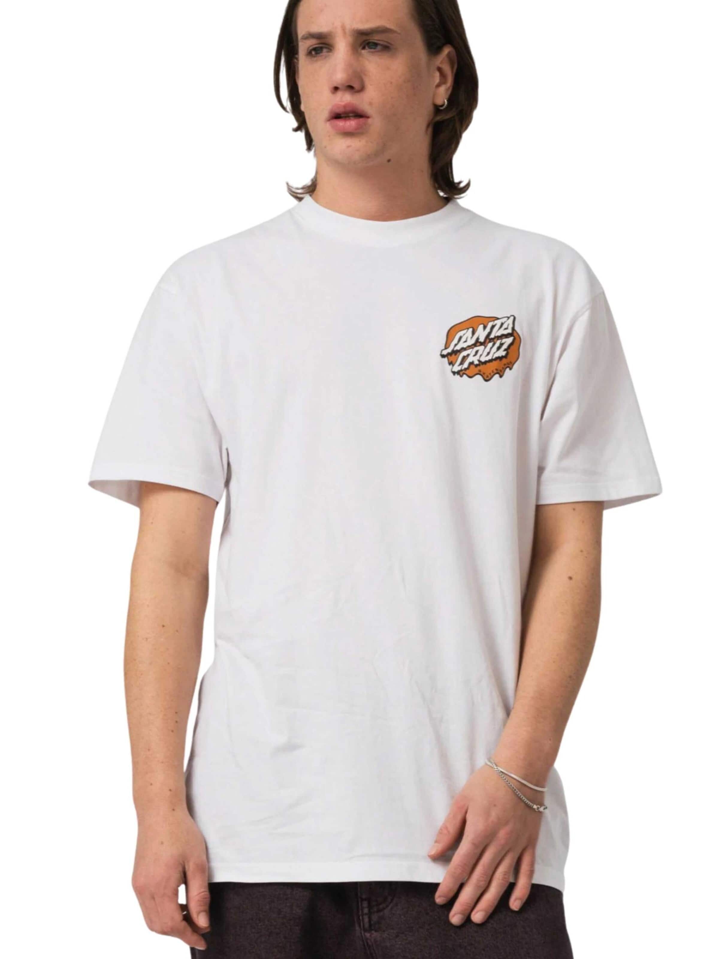 Santa Cruz - Camisa 'Camiseta santa cruz blanca slime scream tee' em branco