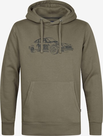 Petrol Industries Sweatshirt in Grün: Vorderseite