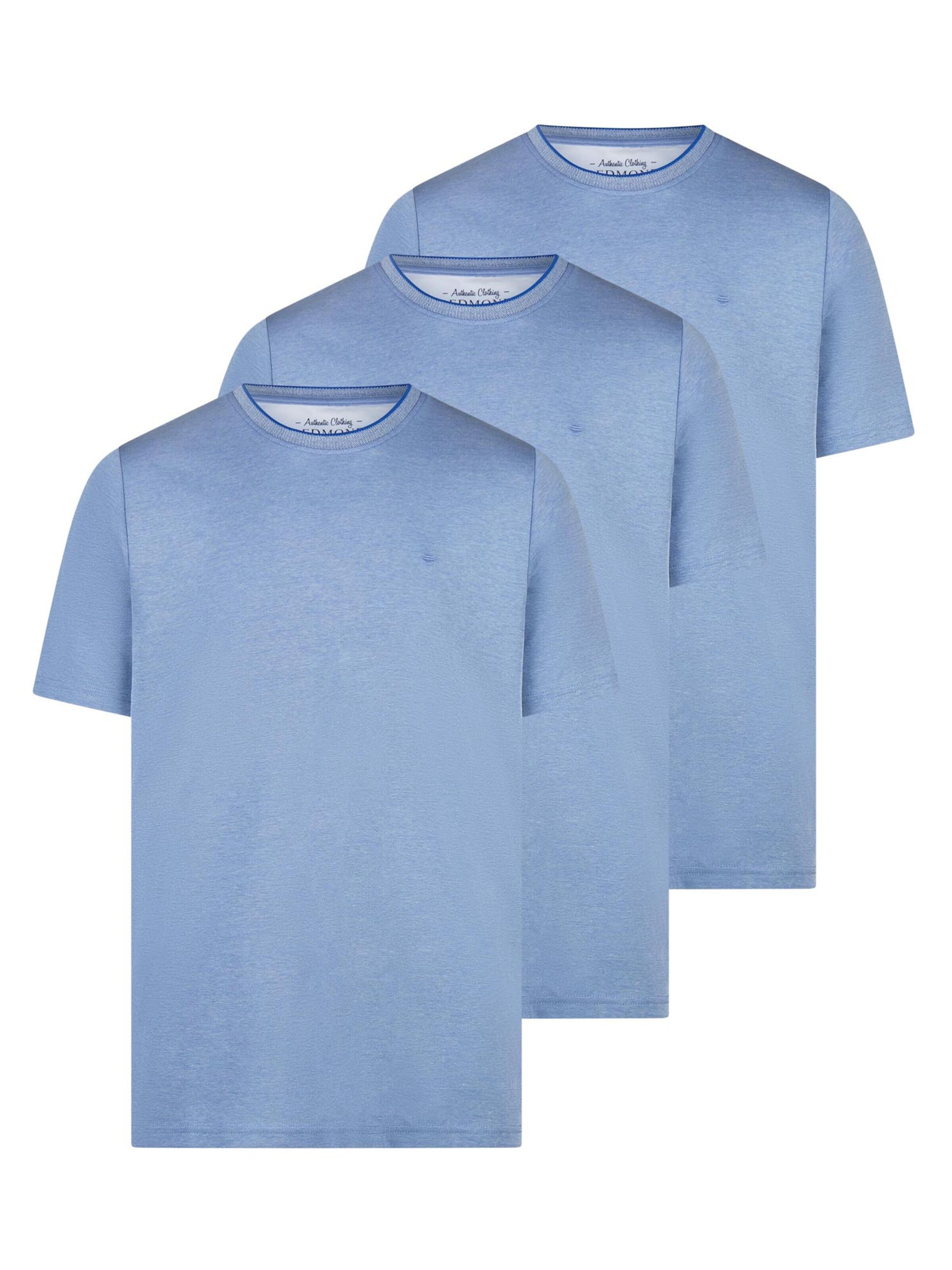 redmond Shirt 'Basic' in Blue: front