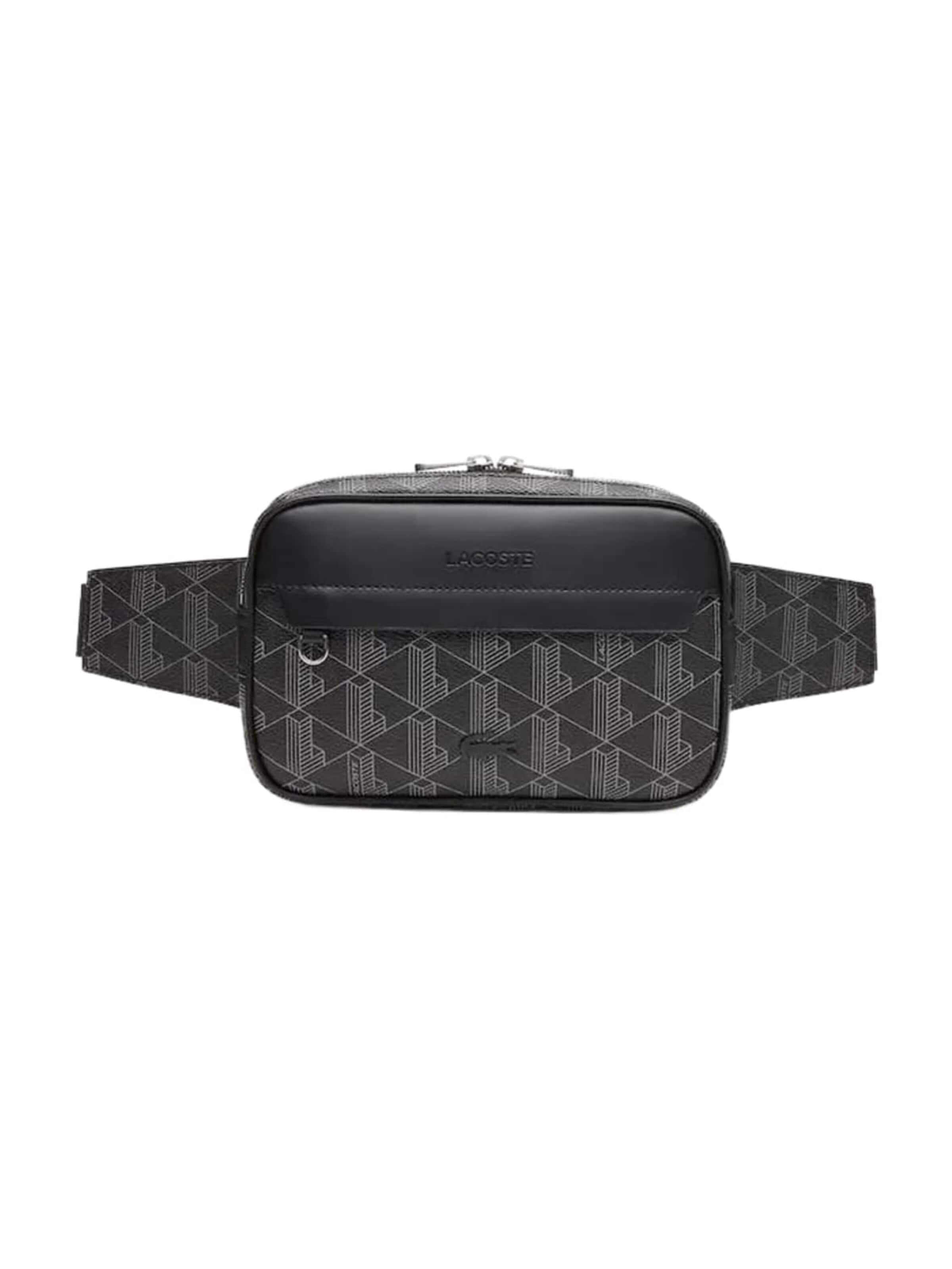 LACOSTE - Mala de câmara 'The Blend' em preto: frente