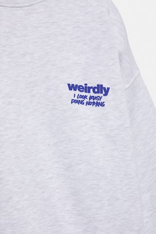 Pull&Bear Bluzka sportowa 'PACIFIC WEIRDLY' w kolorze szary