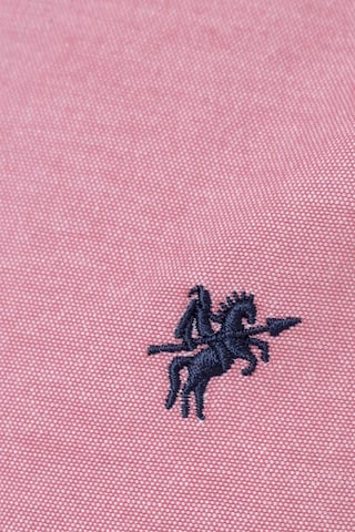 DENIM CULTURE Regular Fit Skjorte 'EDIZ' i pink