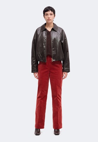 Bootcut Pantaloni de la MORE & MORE pe portocaliu: față