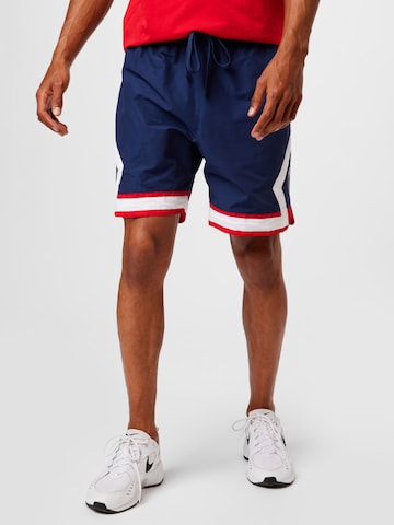 Pantaloni 'Paris Saint-Germain Jumpman' di Jordan in blu: frontale