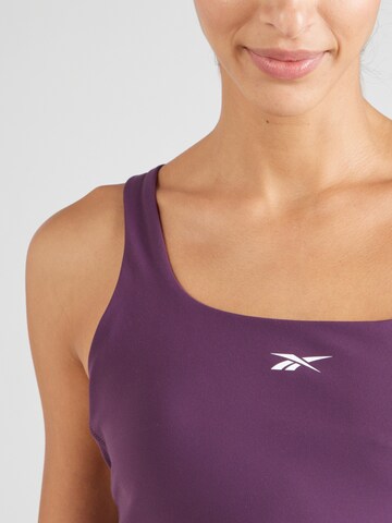Reebok Športni top 'LUX' | vijolična barva