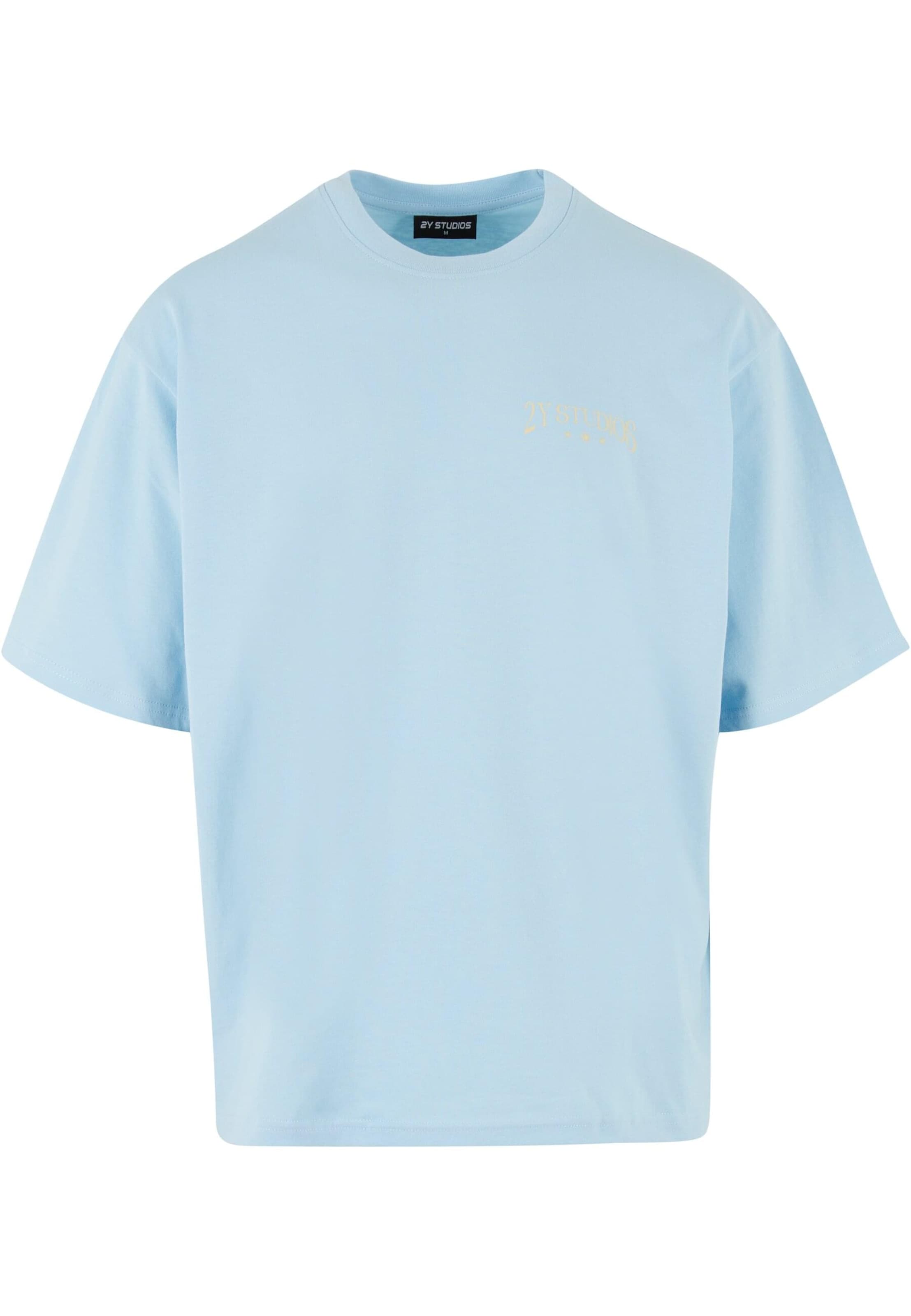 2Y Studios Μπλουζάκι 'Insignia' σε μπλε: μπροστά