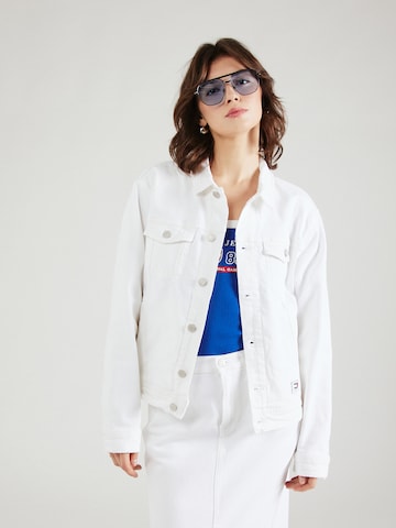 Veste mi-saison Tommy Jeans en blanc : devant