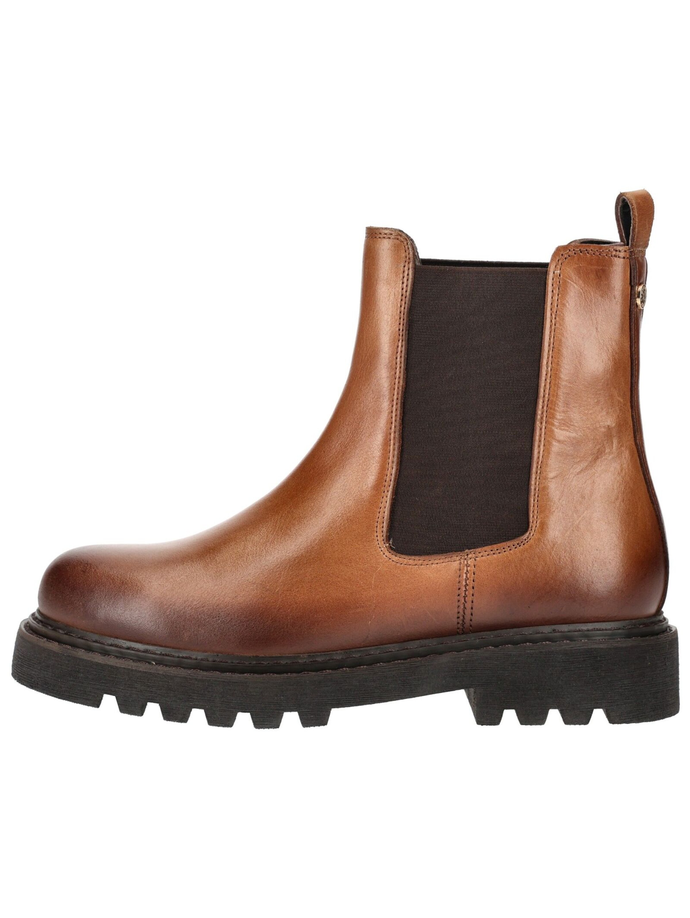 Boots chelsea di Copenhagen shoes in marrone: lato