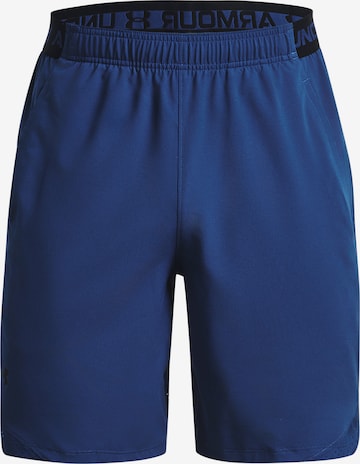 UNDER ARMOUR Workout Pants 'Vanish' in Blue: front