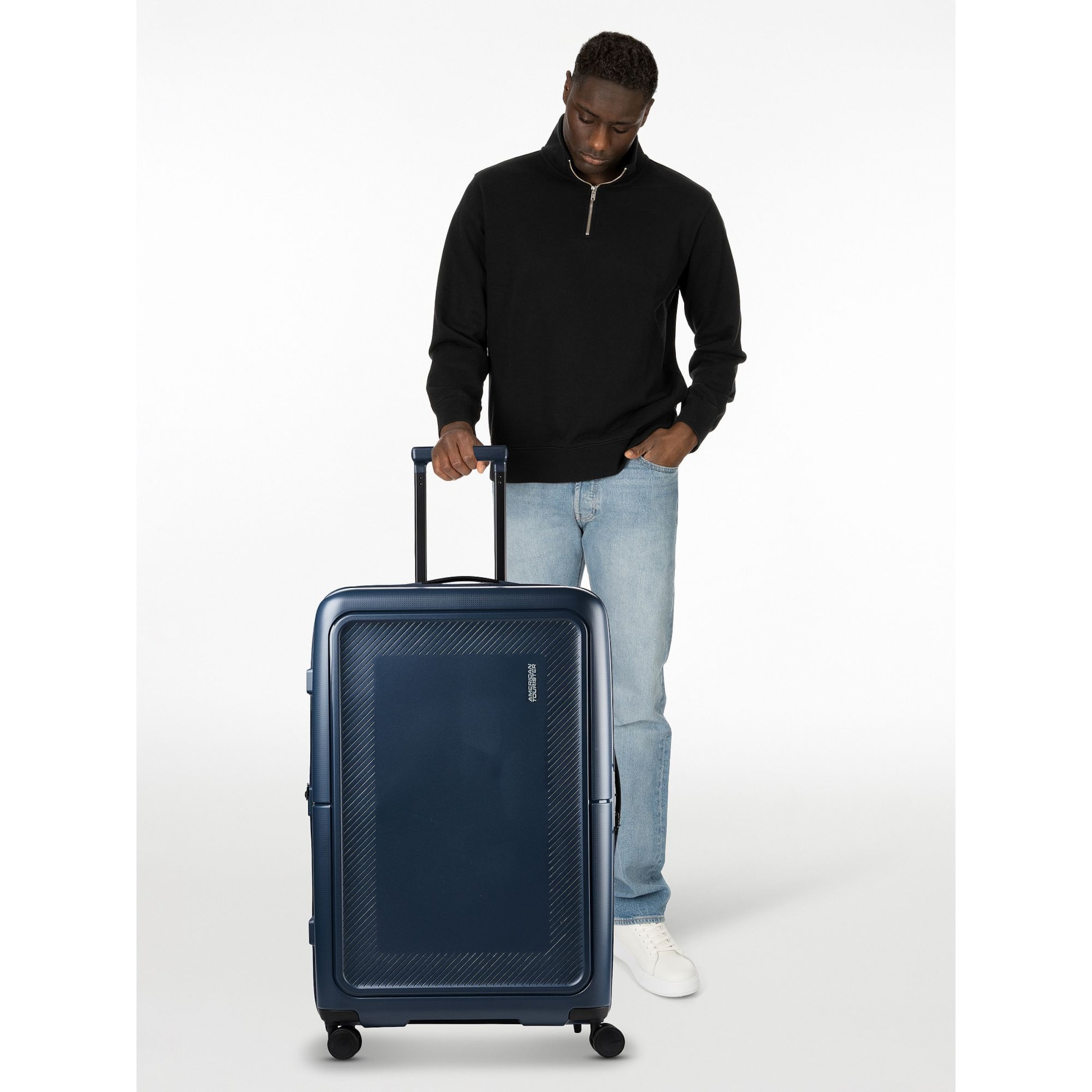 American Tourister Trolley 'Dashpop' in Blue: front