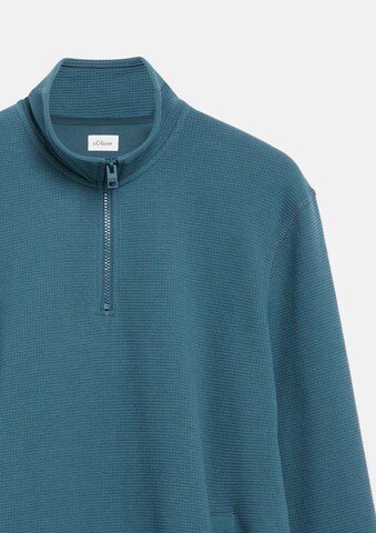 s.Oliver Sweatshirt in Blue: front
