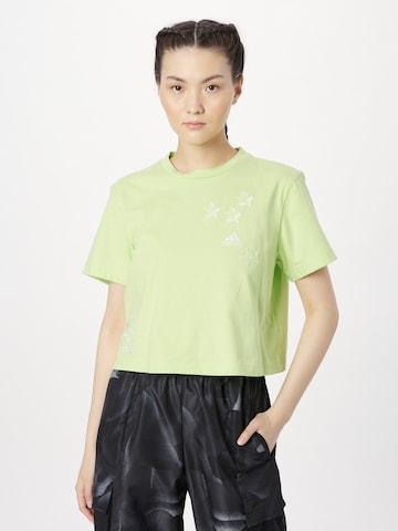 T-shirt fonctionnel ADIDAS SPORTSWEAR en vert : devant