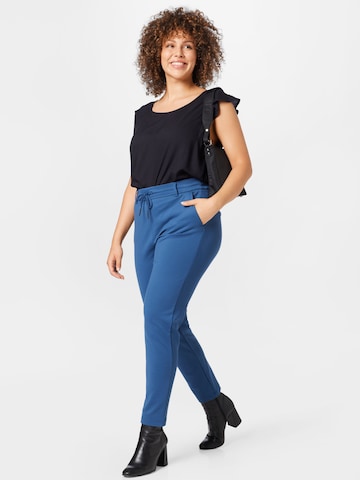 ONLY Carmakoma Regular Trousers in Blue
