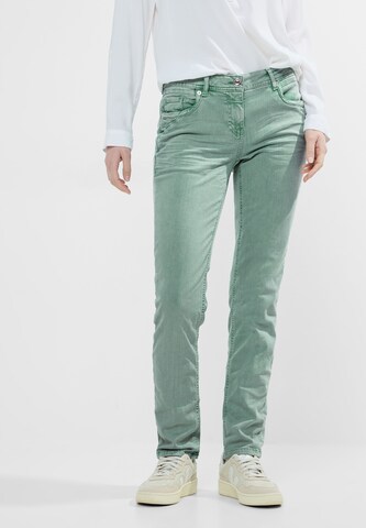 CECIL Regular Jeans 'Scarlett' in Grün: predná strana