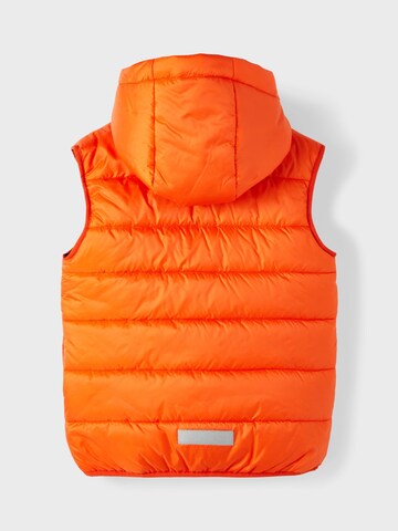 NAME IT Vest 'MAXON' i oransje