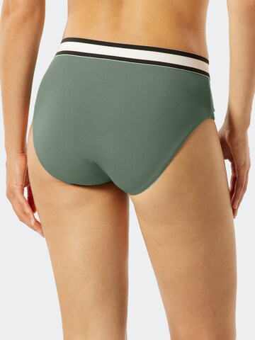 SCHIESSER Bikini bottom 'Aqua Californian Dream' in Green
