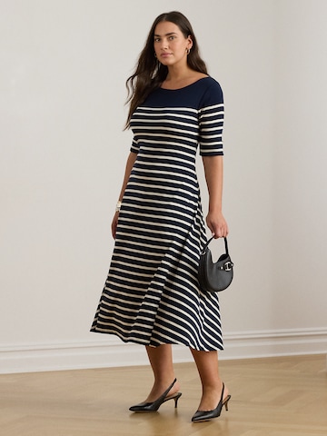 Robe 'MUNZIE' Lauren Ralph Lauren Plus en bleu : devant