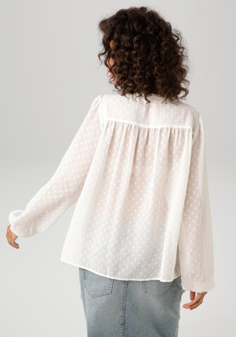 Aniston CASUAL Bluse in Weiß