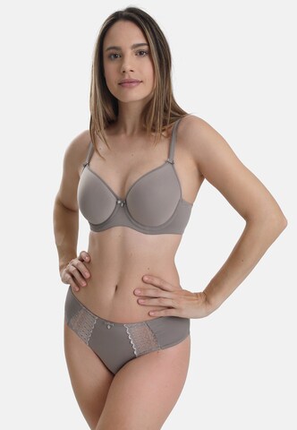 sassa T-Shirt BH 'LOVELY SECRET' in Grau: Vorderseite
