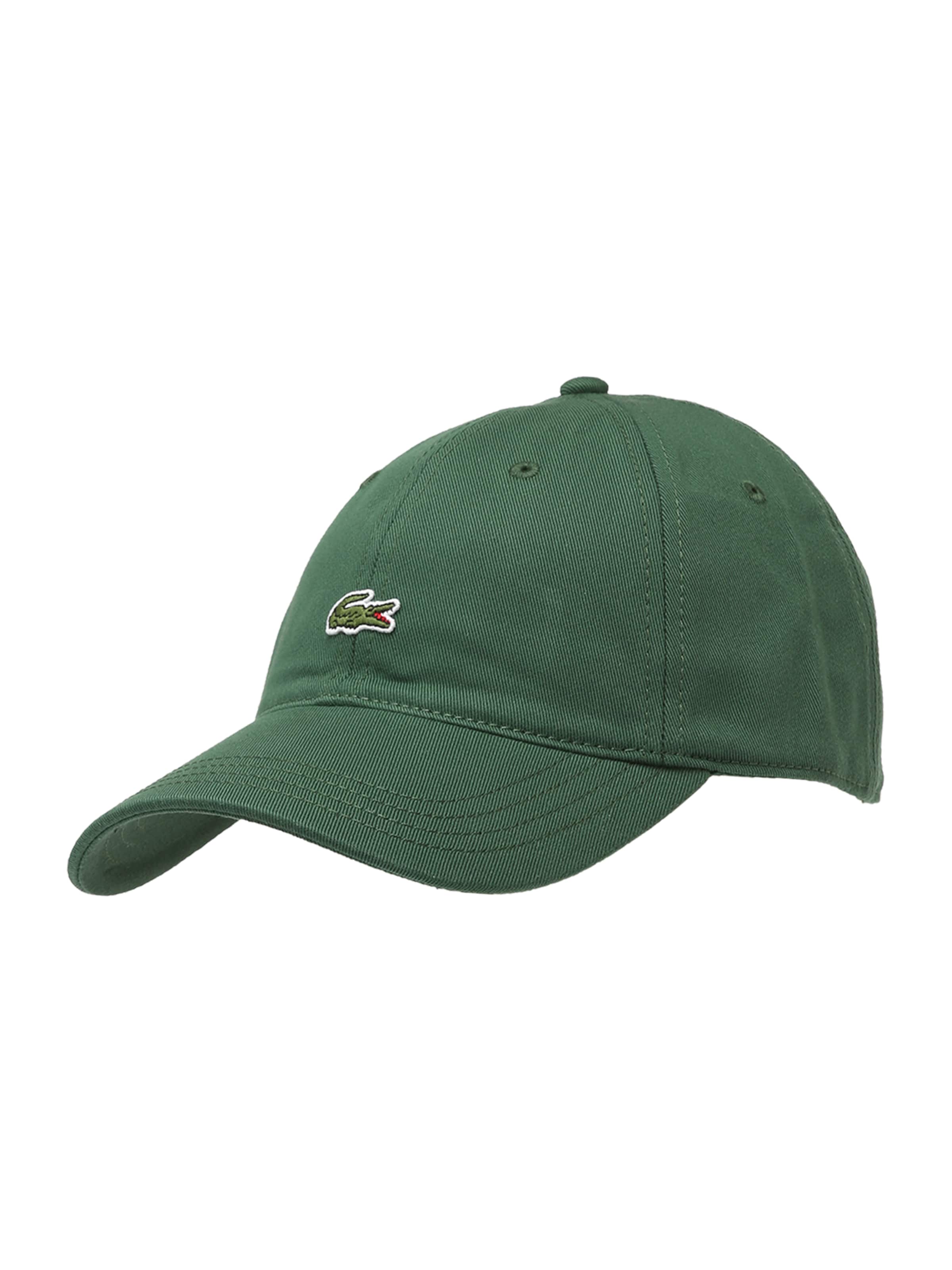 LACOSTE Pet in Groen: voorkant