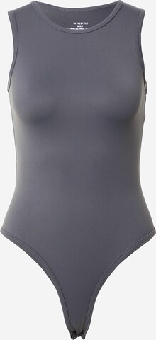 In The Style Боди-футболка 'JOSSA' в Серый: спереди