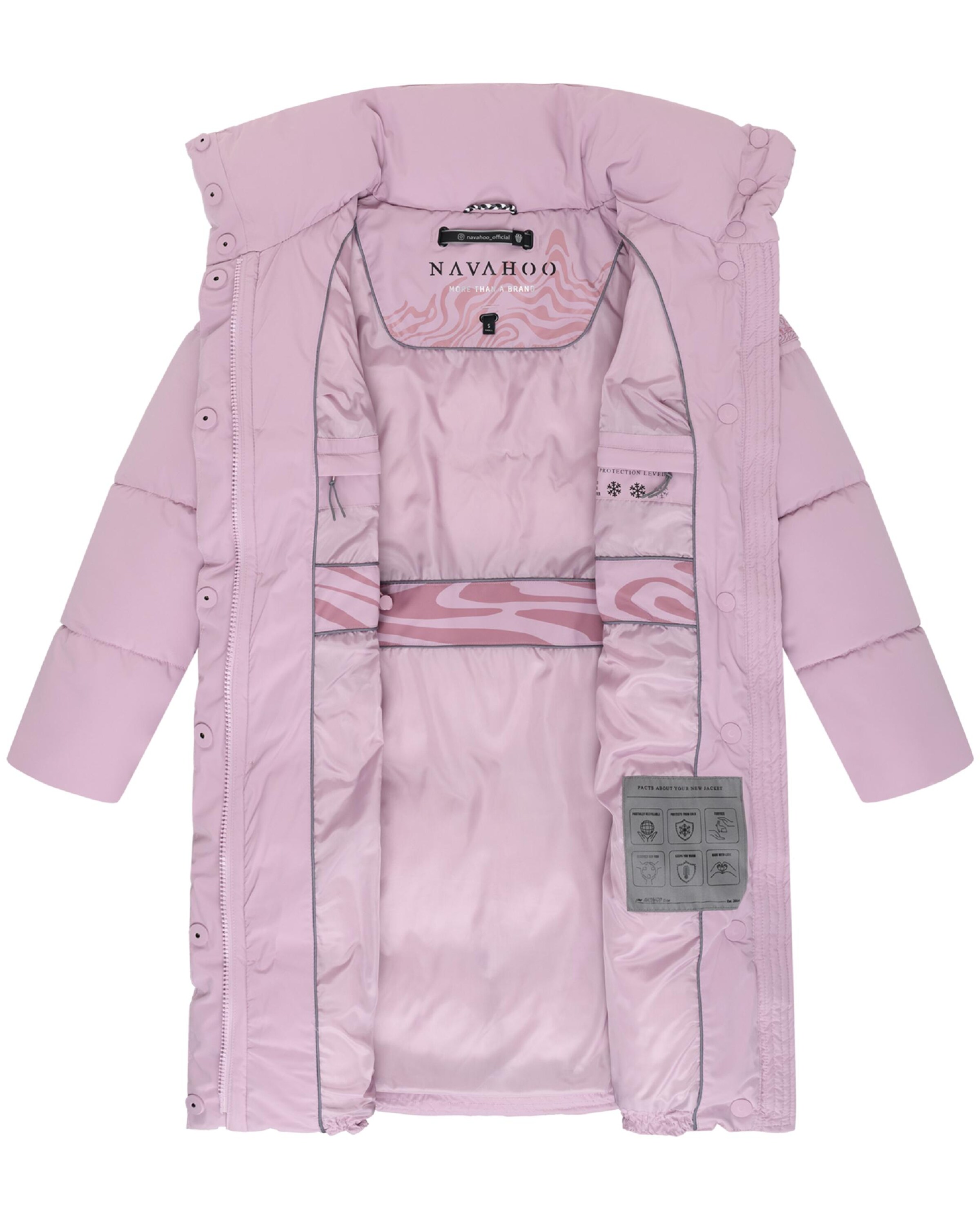 Manteau d’hiver 'Wolkenkuss 14' NAVAHOO en violet