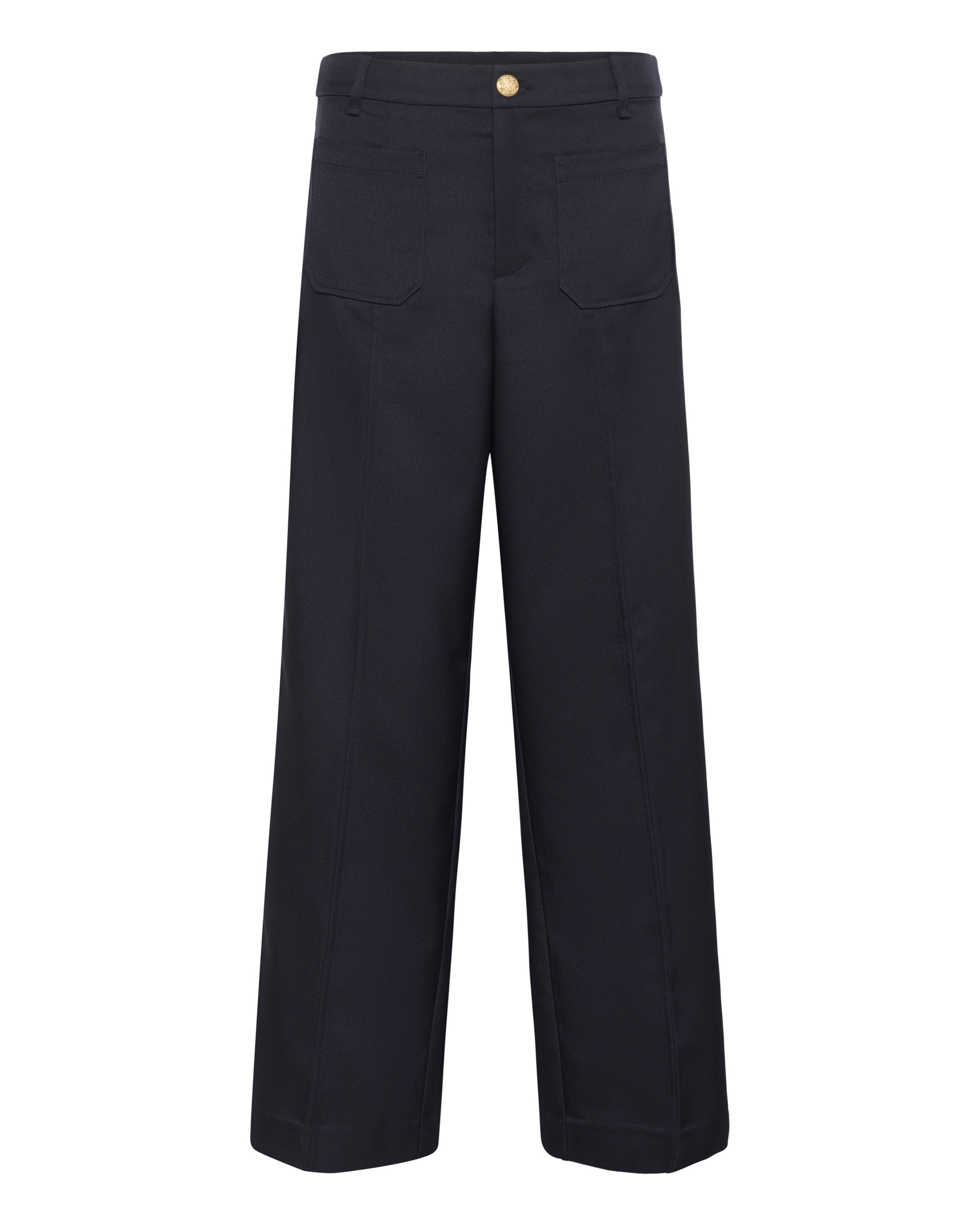 SAINT TROPEZ Broek 'OonaSZ' in 40 in de kleur Donkerblauw, Productweergave