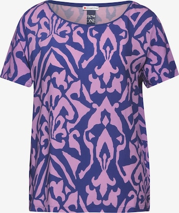STREET ONE Shirt in Purple: front