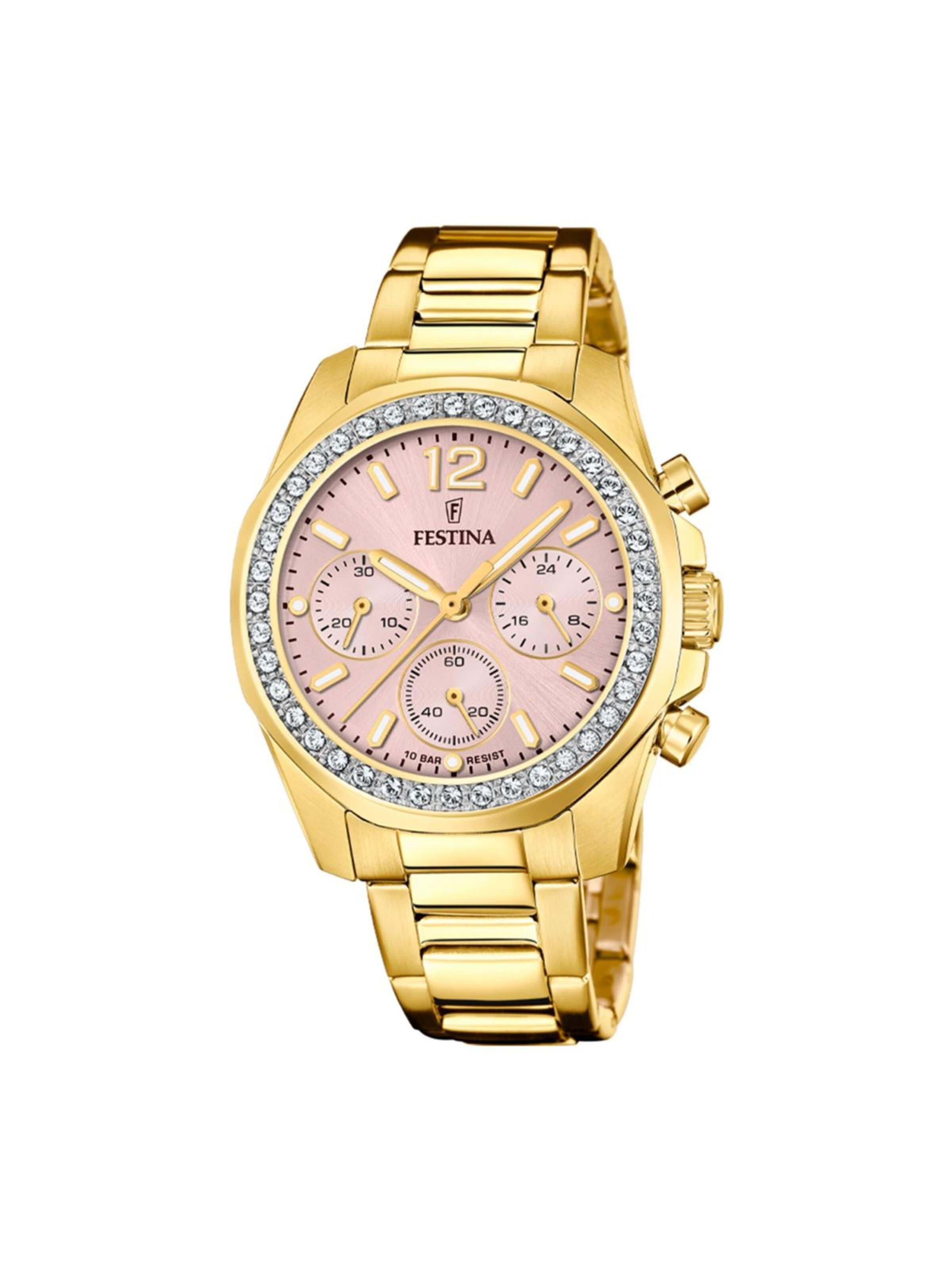 Montre à affichage analogique 'Boyfriend' FESTINA en rose : devant